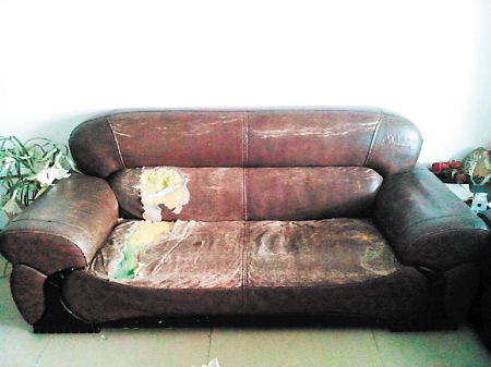 沙发用旧了，整一整变新沙发